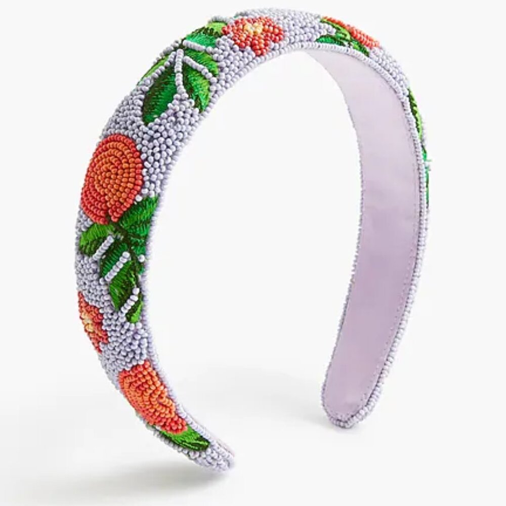 Jcrew Citrus Beaded Headband